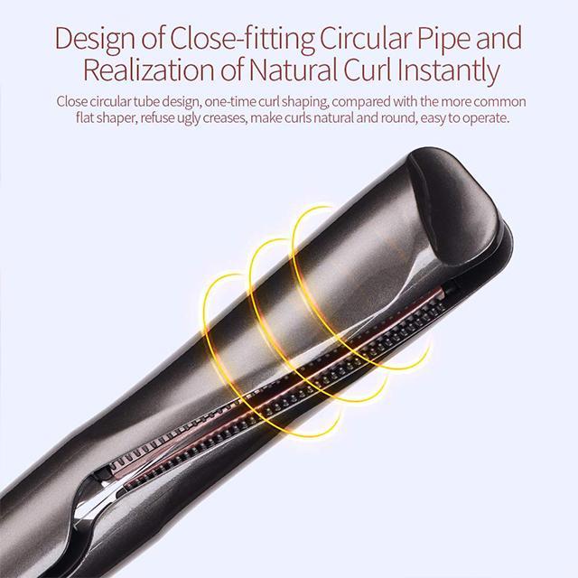 Hair Straightener Curling Iron 2 in 1