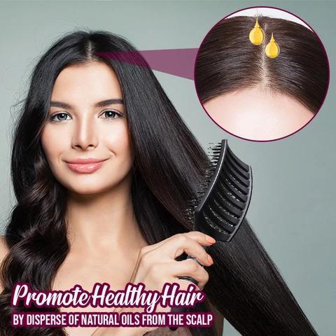 Detangle Hairbrush with Nylon Bristles