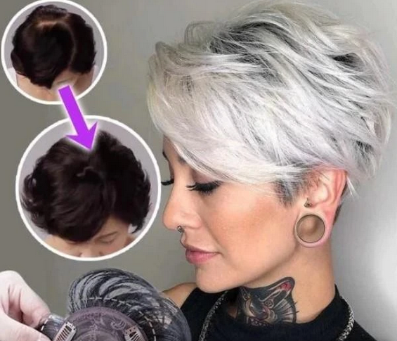 Silky Clip-On Hair Topper