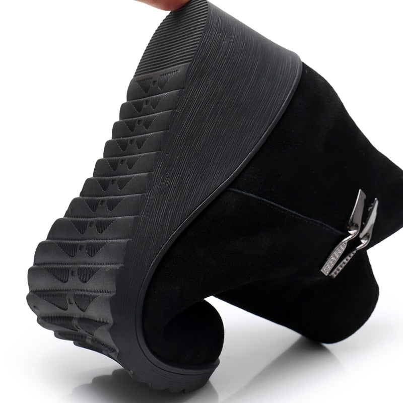 Genuine Leather Warm Winter Boots