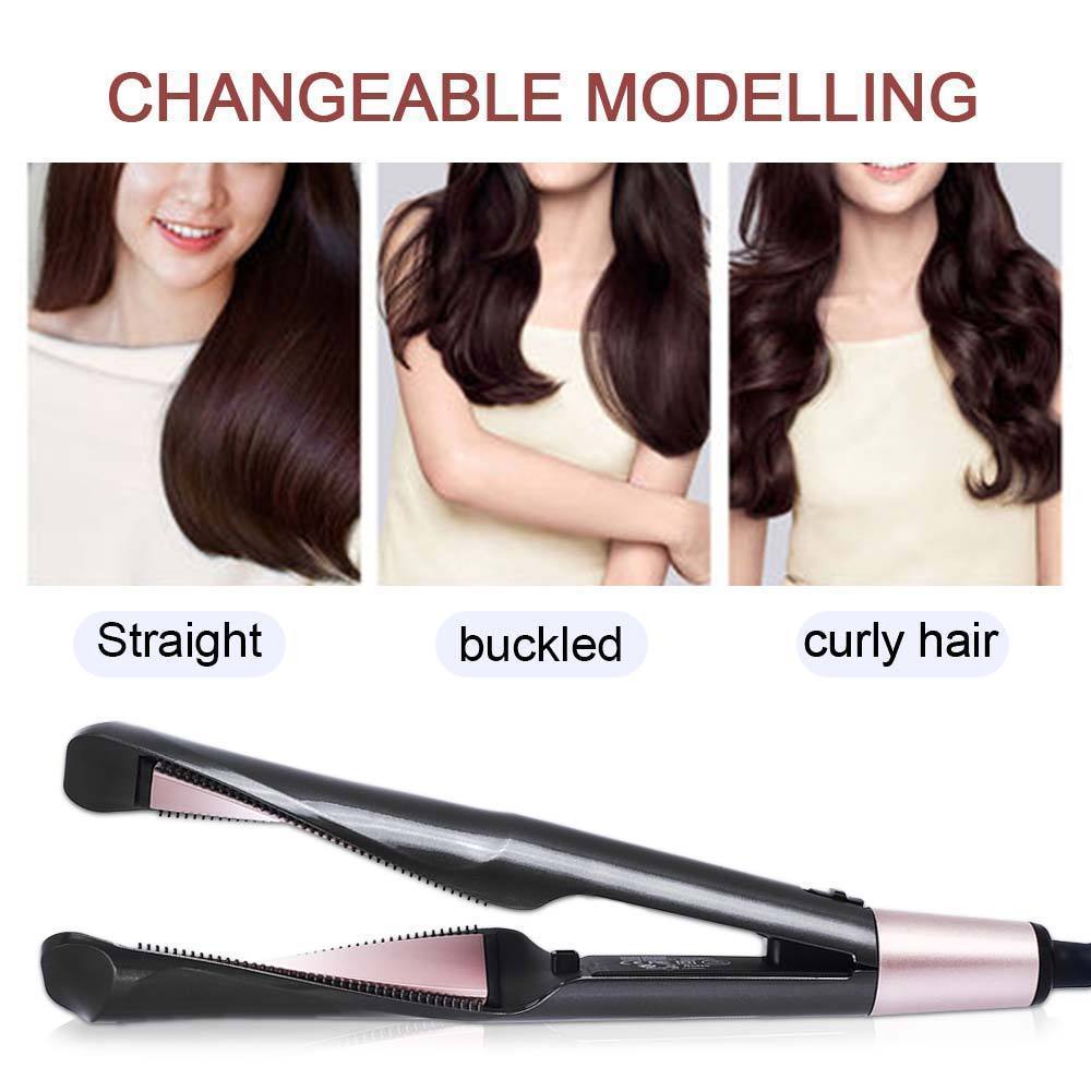 Hair Straightener Curling Iron 2 in 1