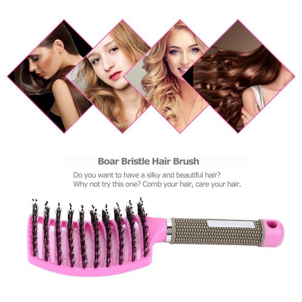 Detangle Hairbrush with Nylon Bristles