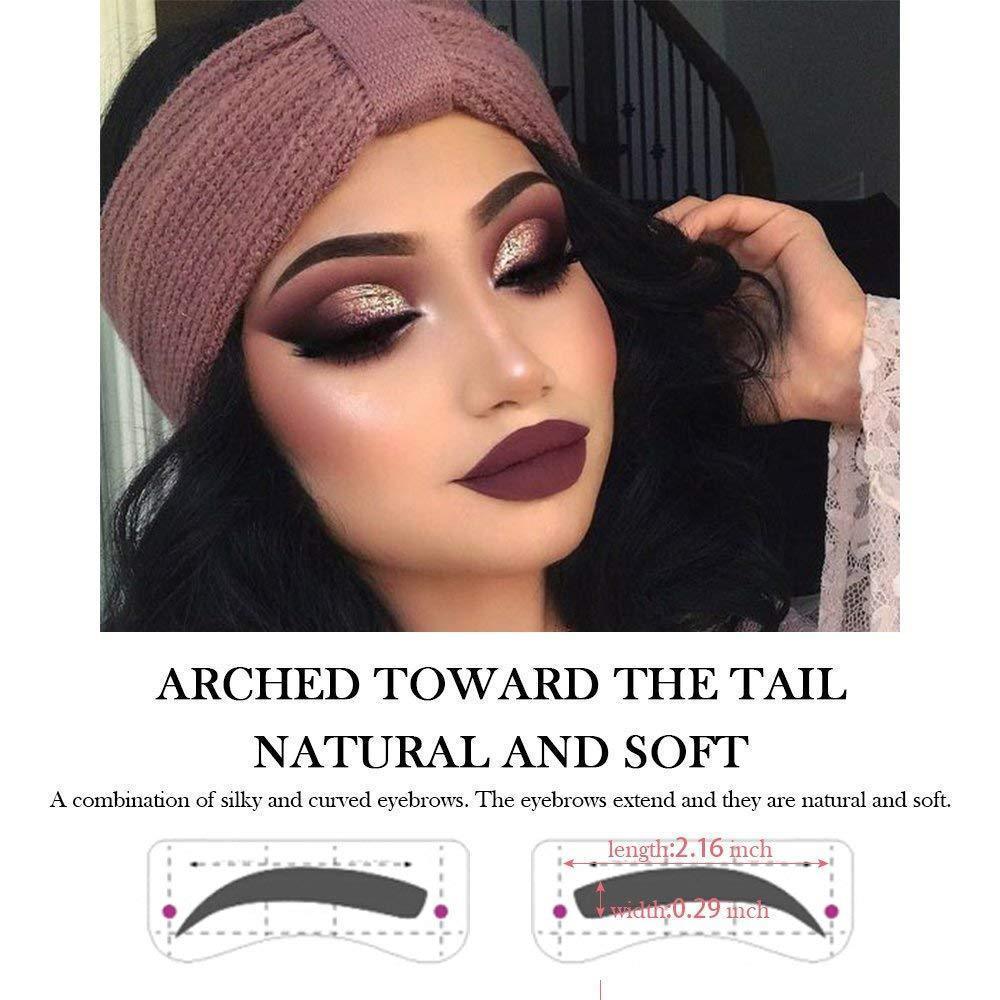 Premium Eyebrow Stencils Set 48 Pairs