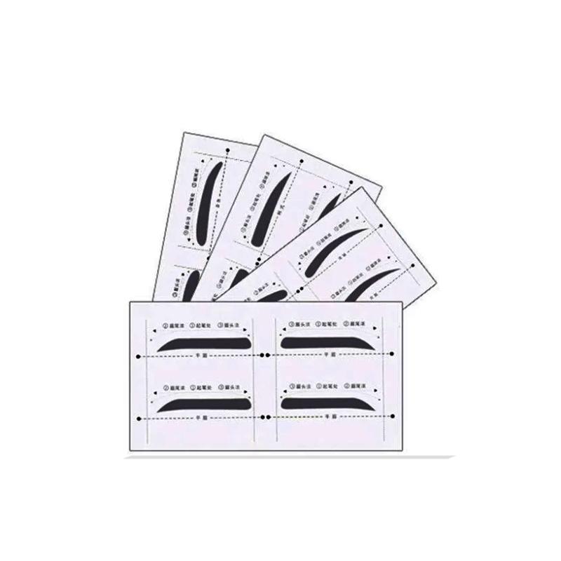 Premium Eyebrow Stencils Set 48 Pairs