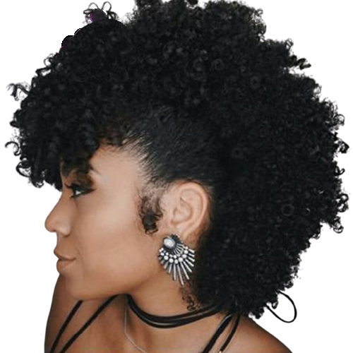 Curly Middle-Part Wig
