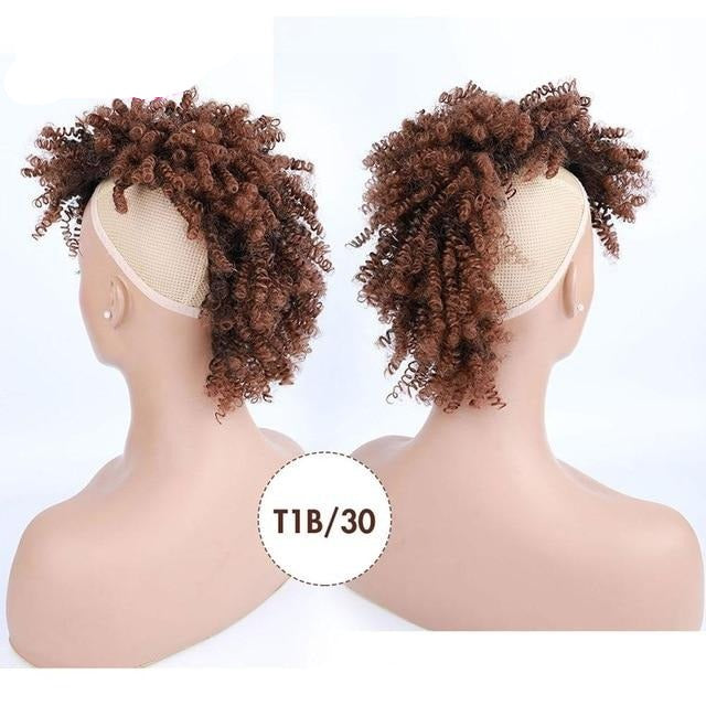 Curly Middle-Part Wig