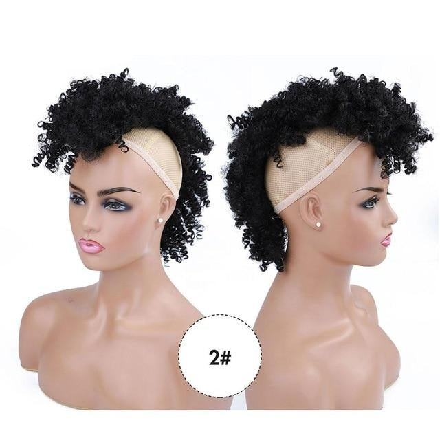 Curly Middle-Part Wig