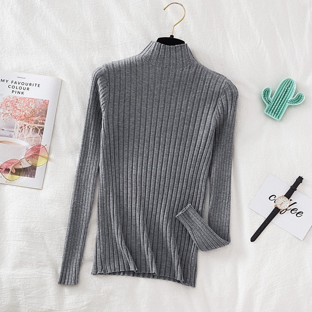 Ribbed Knitted Sweater