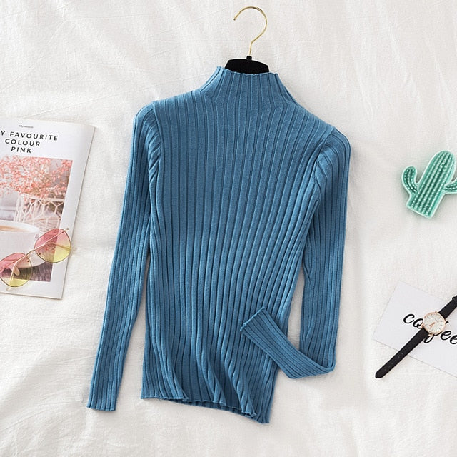 Ribbed Knitted Sweater