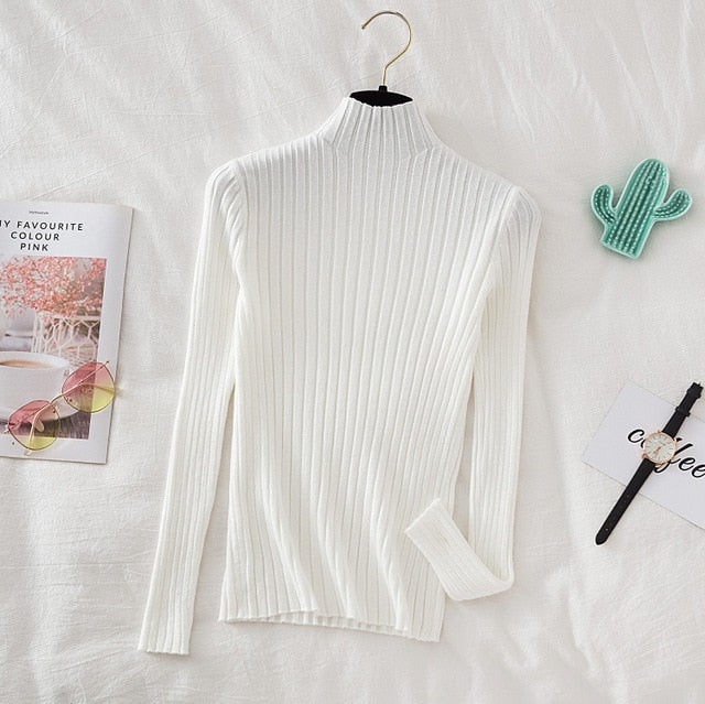 Ribbed Knitted Sweater
