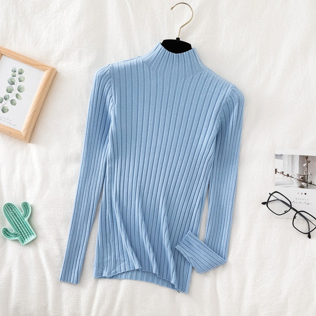 Ribbed Knitted Sweater