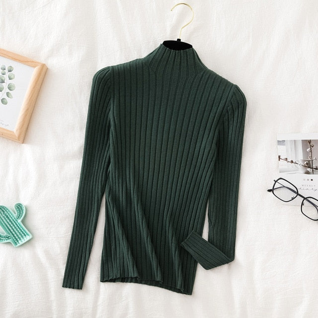 Ribbed Knitted Sweater