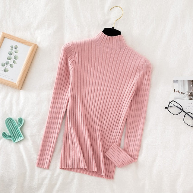 Ribbed Knitted Sweater