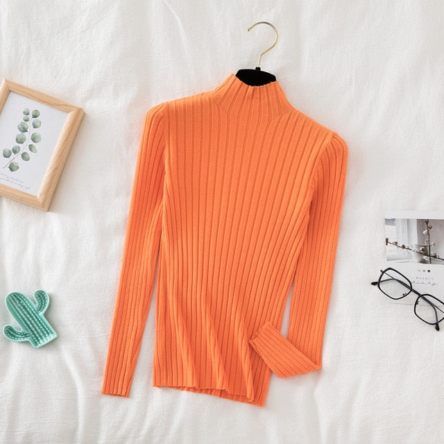 Ribbed Knitted Sweater