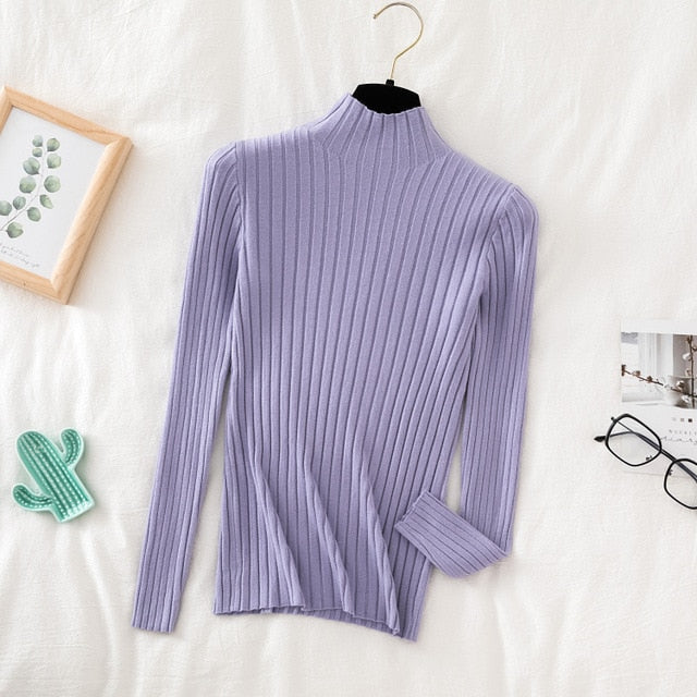 Ribbed Knitted Sweater