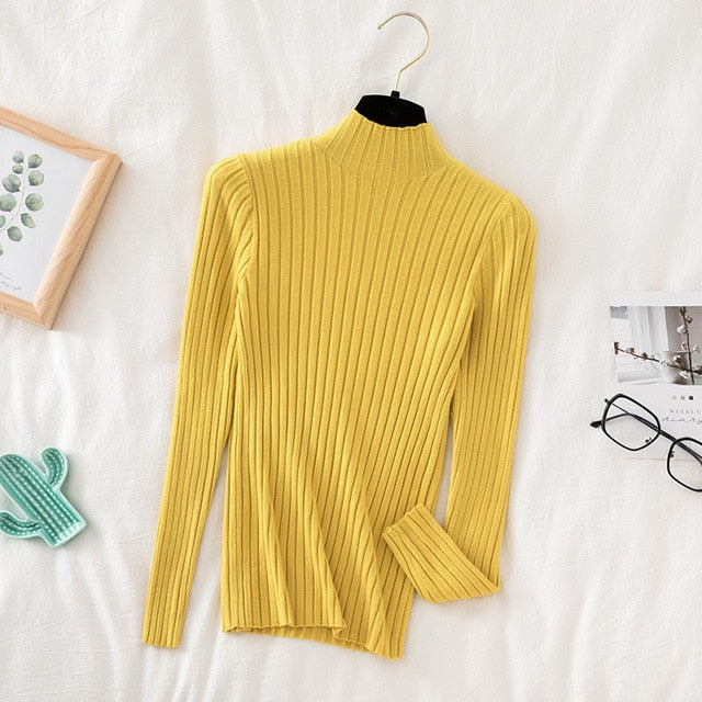 Ribbed Knitted Sweater