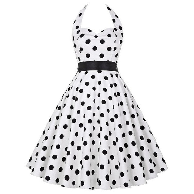 Vintage Halter-Neck Dress