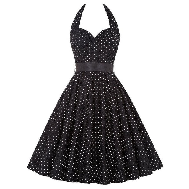 Vintage Halter-Neck Dress