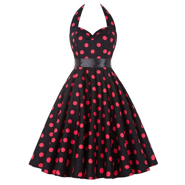 Vintage Halter-Neck Dress