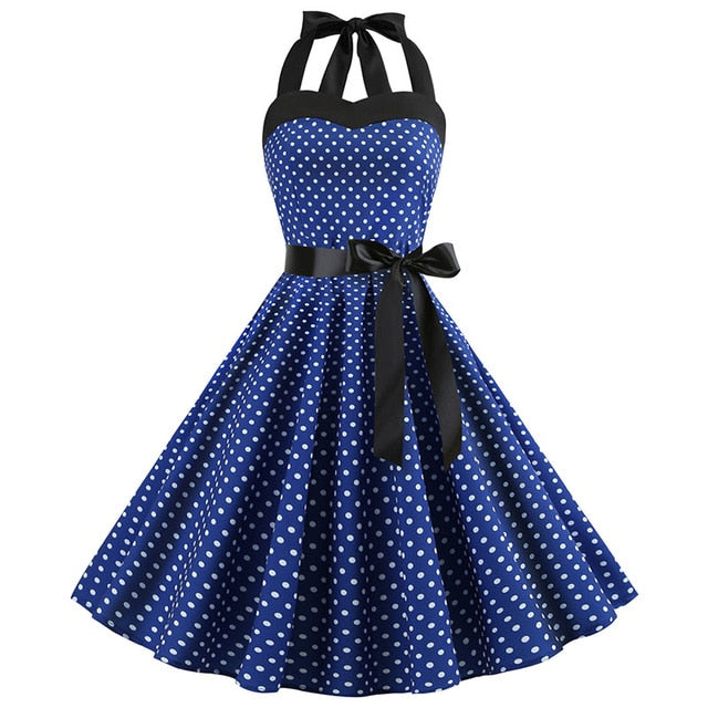 Vintage Halter-Neck Dress