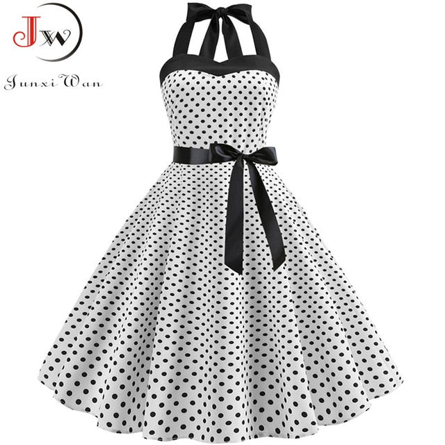 Vintage Halter-Neck Dress