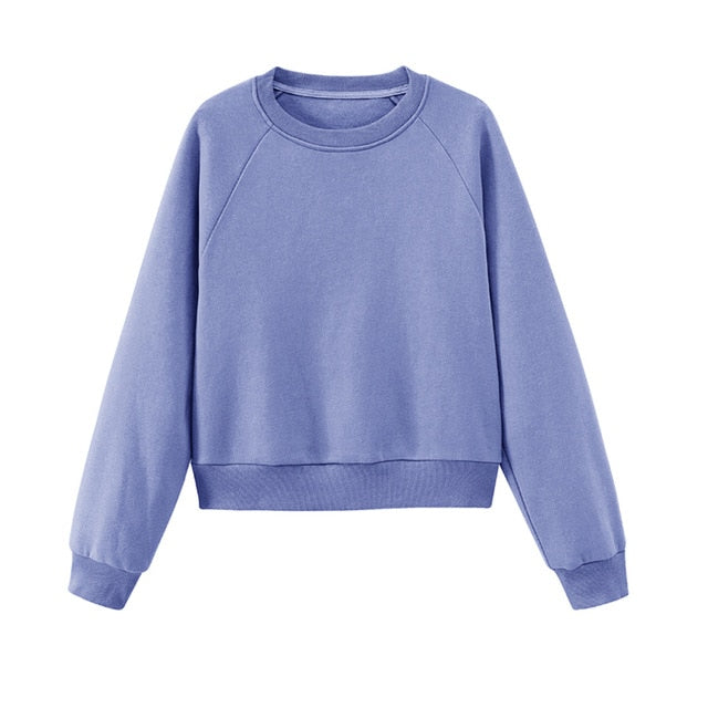 Oversized Solid Pullover Hooded Sweatshirt Tracksuit
