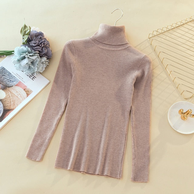 Slim Knitted Turtleneck Sweater