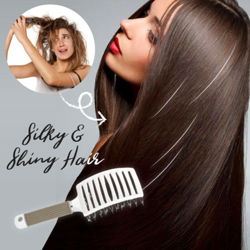 Detangle Hairbrush with Nylon Bristles