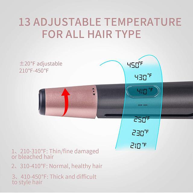 Hair Straightener Curling Iron 2 in 1