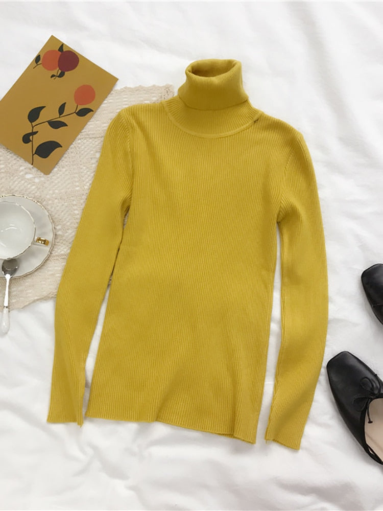 Winter Thick Sweater Ribbed Pullover