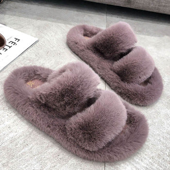 Furry Luxurious Slider Slippers