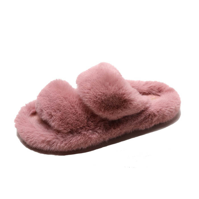 Furry Luxurious Slider Slippers