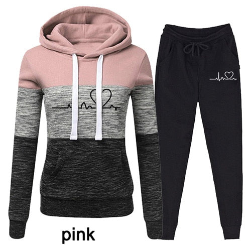 Casual Two Piece Pullover Hoodies