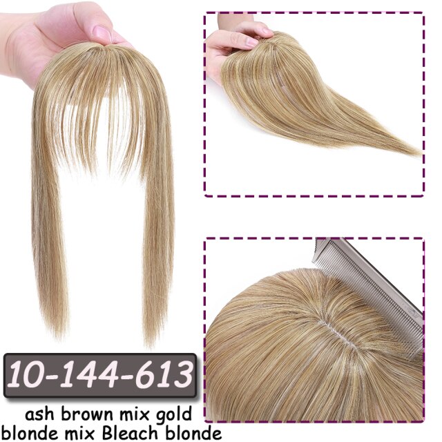 Natural Straight Hair Topper Clip In Hair Extensions