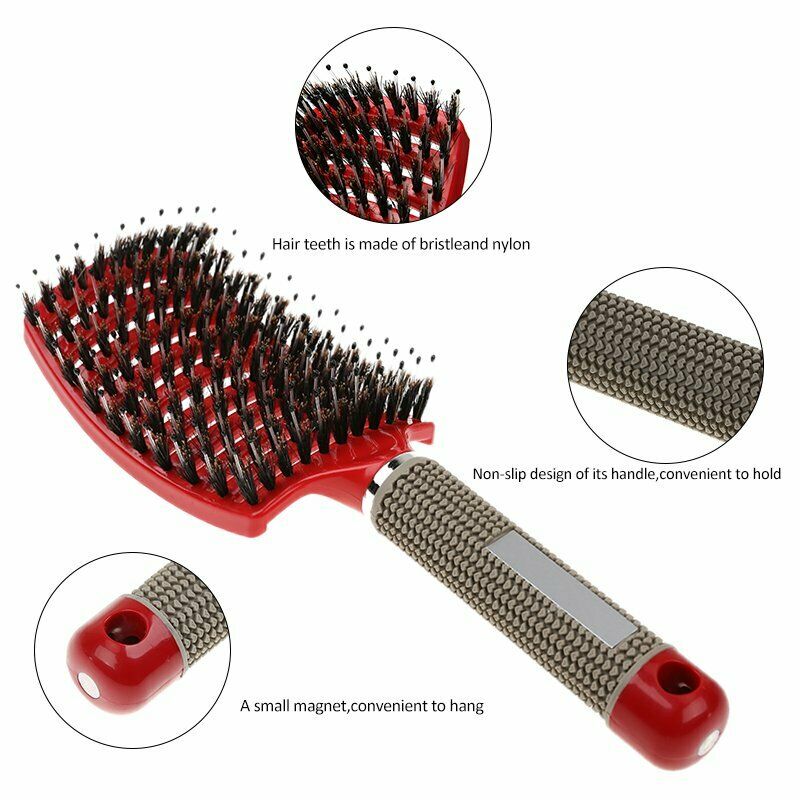 Detangle Hairbrush with Nylon Bristles