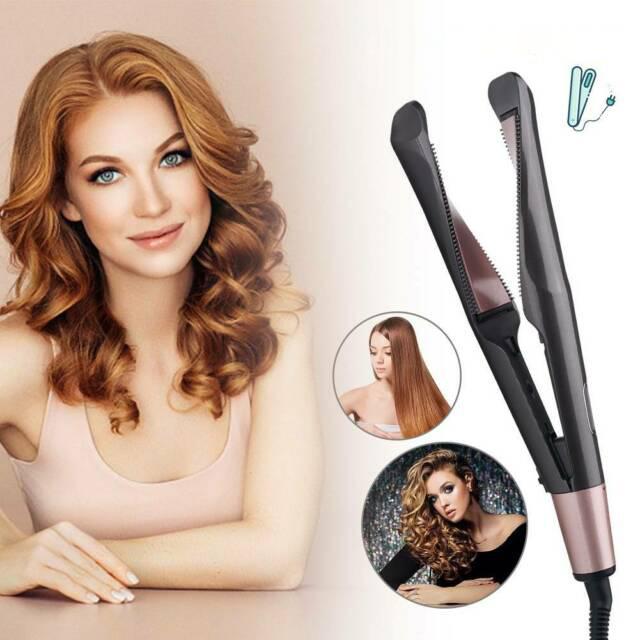 Hair Straightener Curling Iron 2 in 1