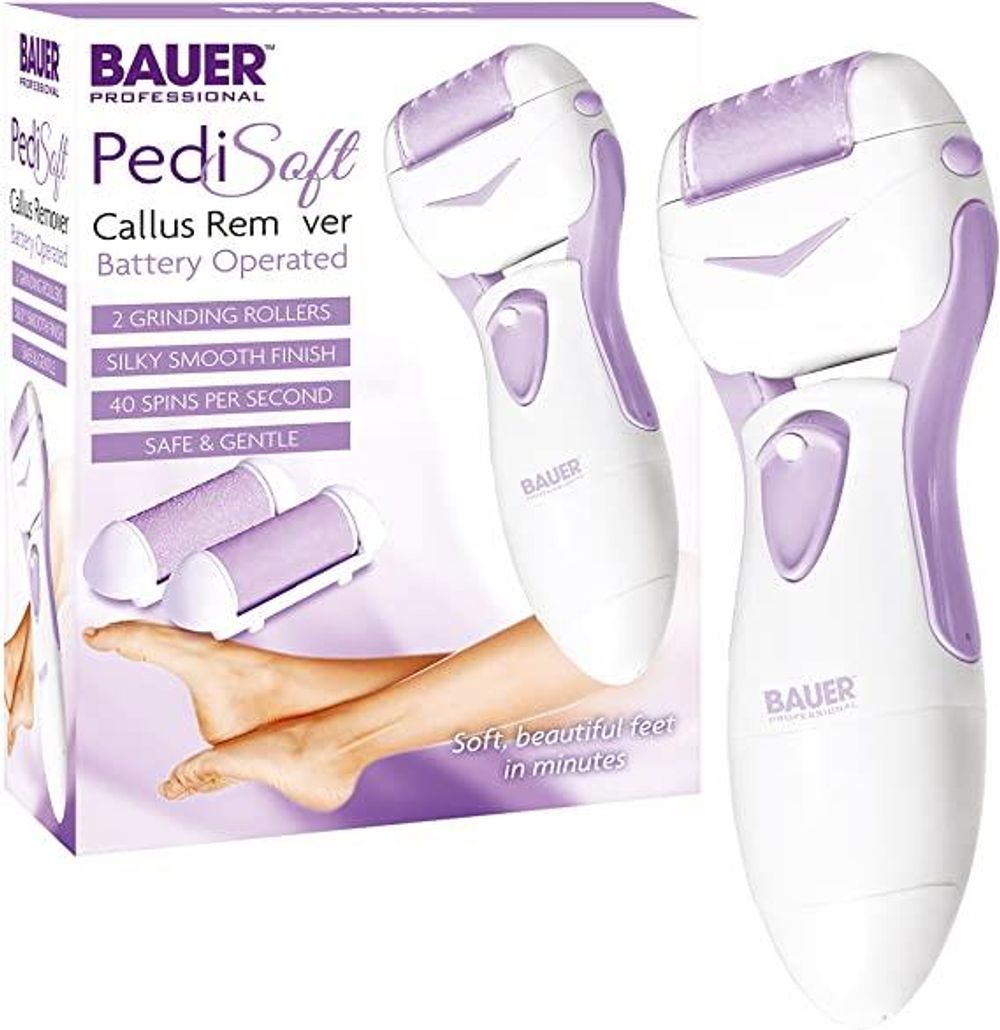Bauer Foot Pedicure Roller File Feet Hard Dead Skin Remover Callus Remover